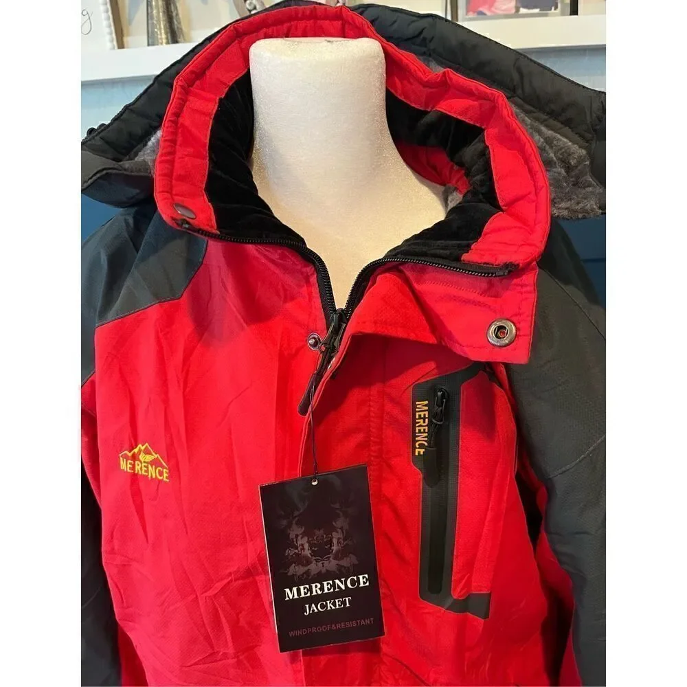 EQUICK Men's Waterproof Ski Jacket Fleece Windproof